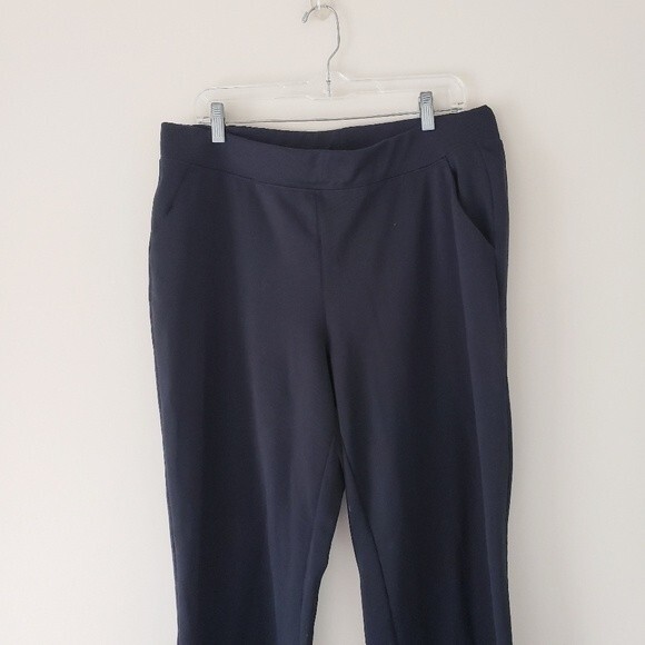 Lauren Ralph Lauren Black Performance Athletic Pants Elastic Waist Large - Picture 3 of 7